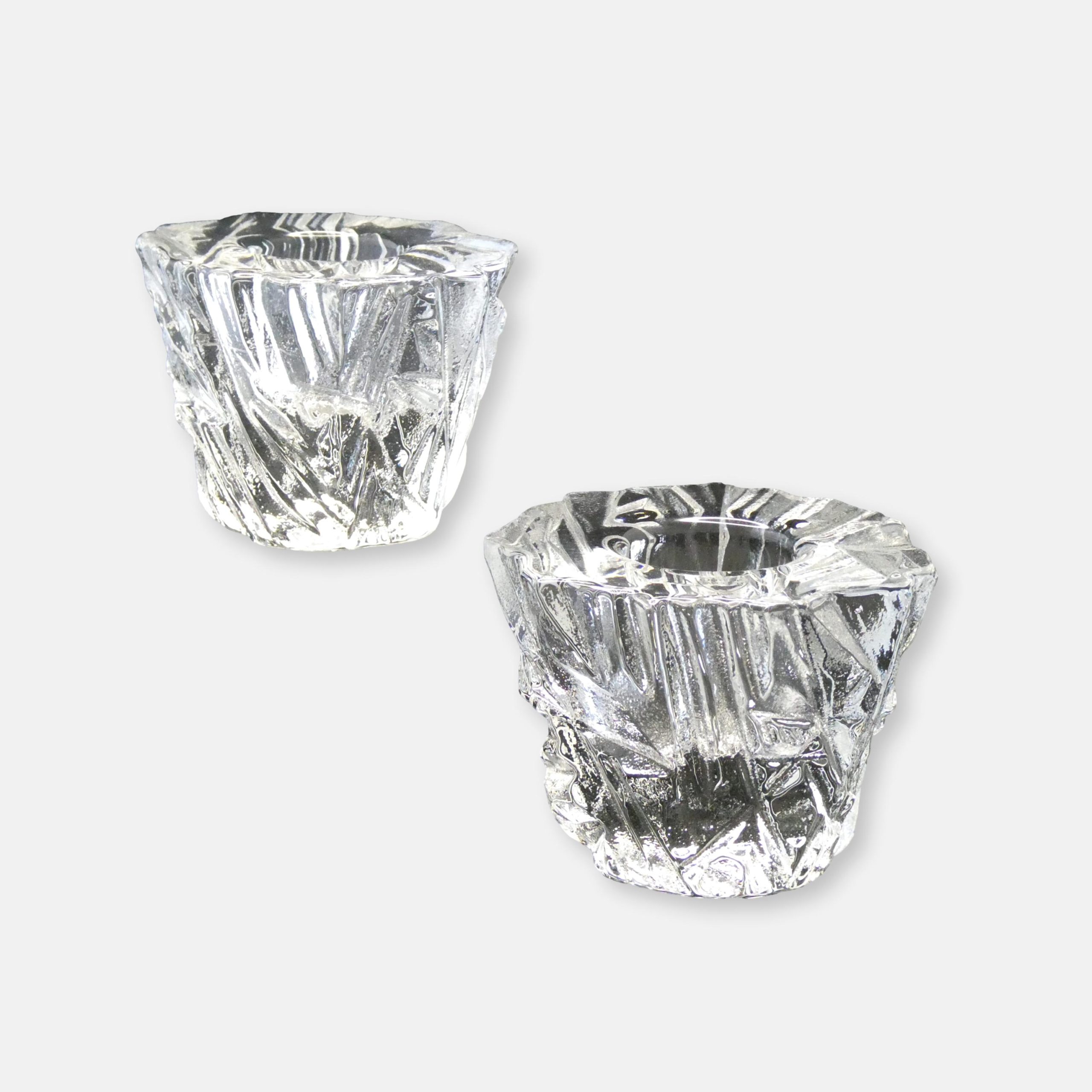 Paire de bougeoirs "Iceberg" Martti Rytkönen