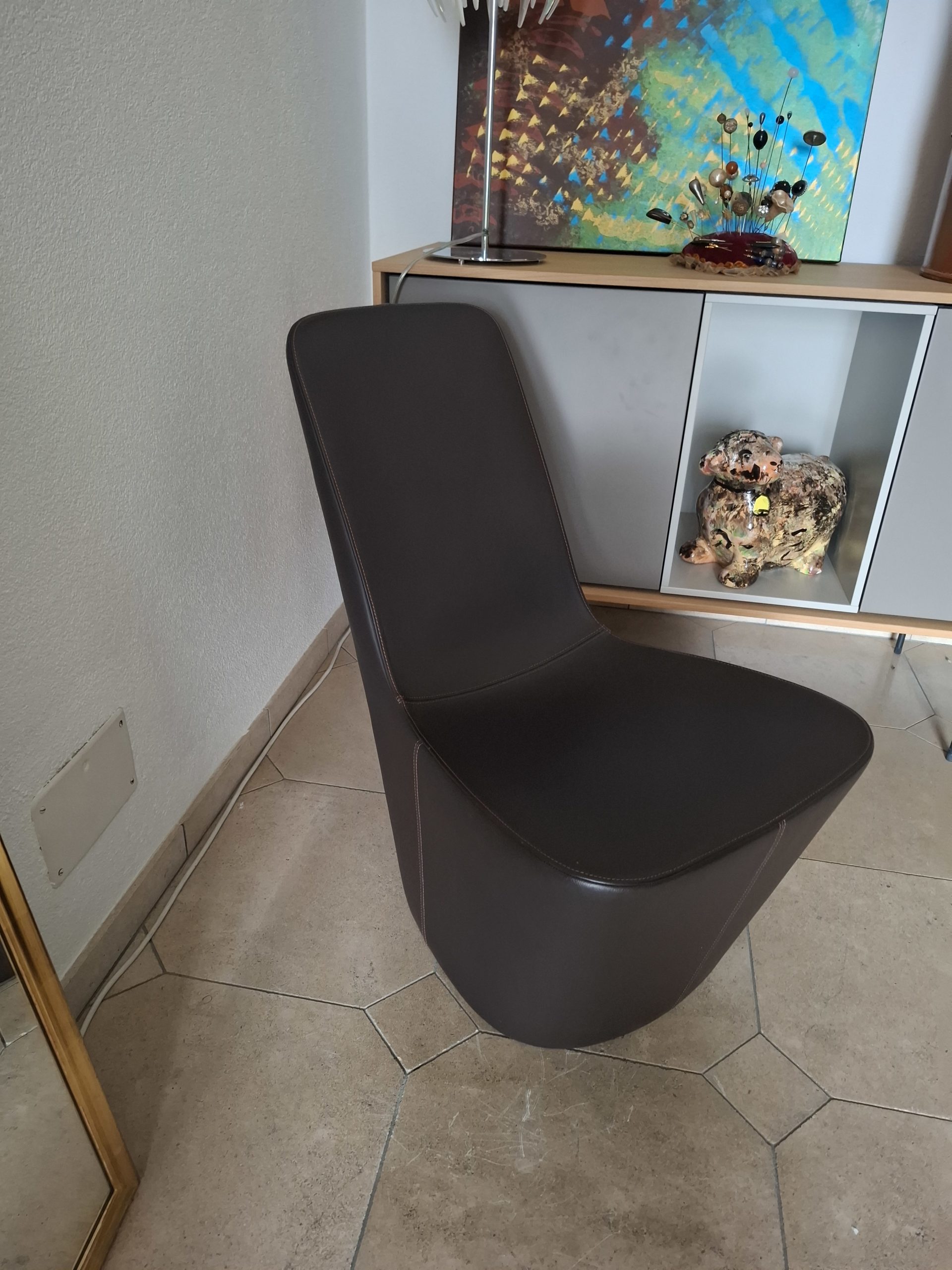 Fauteuil cuir Jasper Morrison pour Vitra – Image 2
