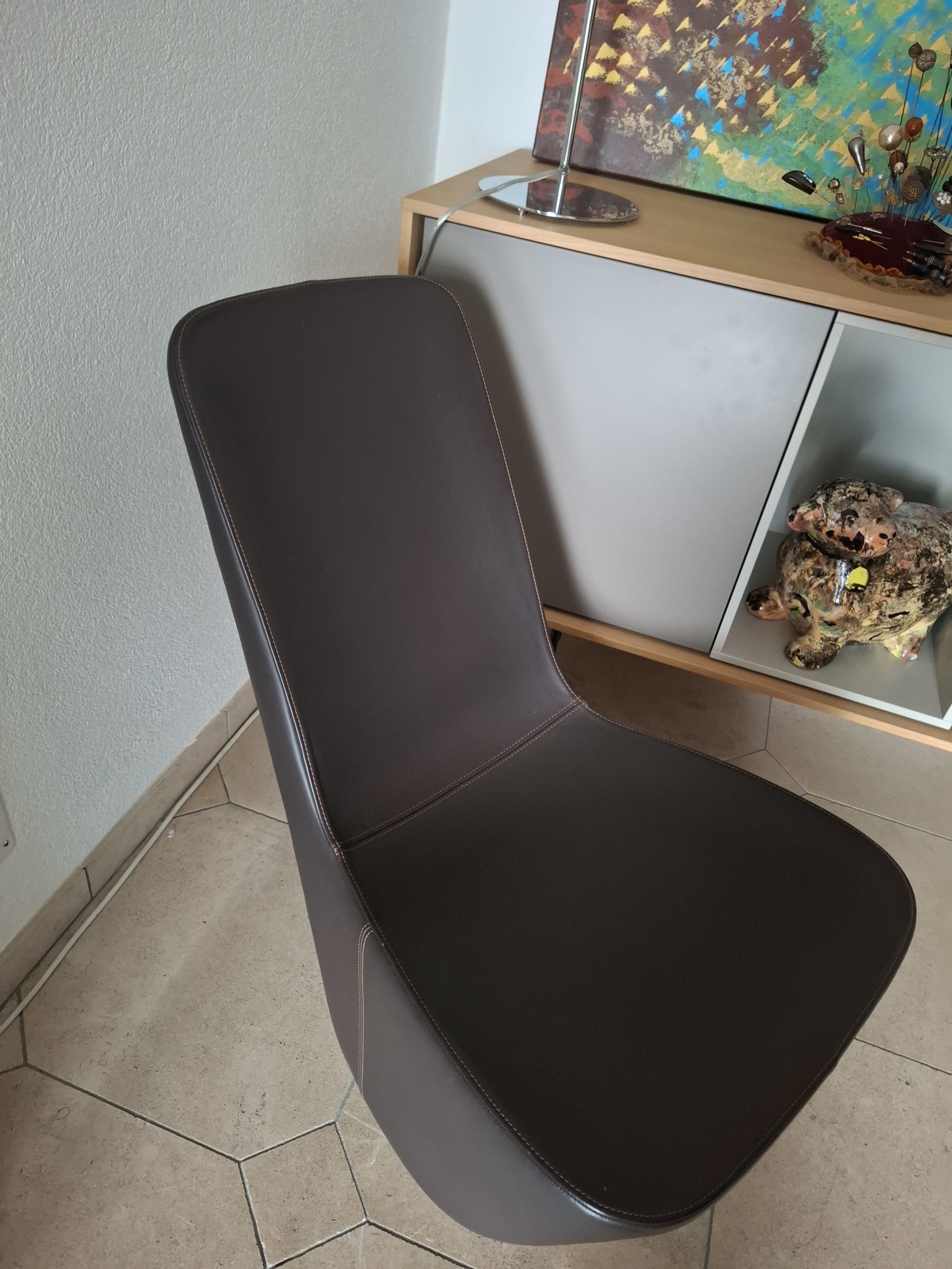 Fauteuil cuir Jasper Morrison pour Vitra – Image 4