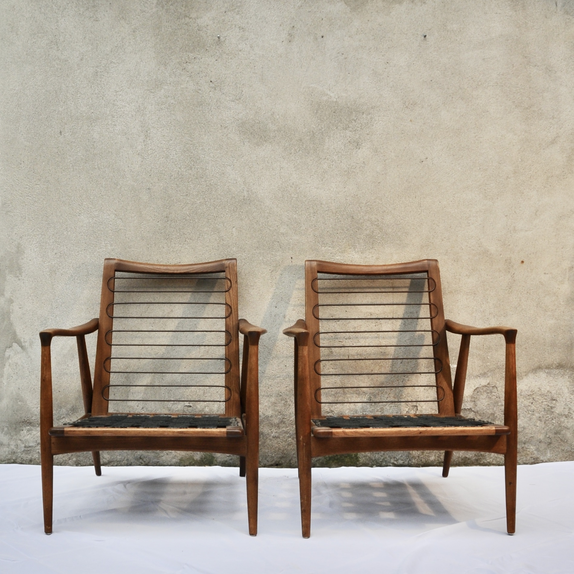Ensemble danois années 50 : canapé et deux fauteuils – Bild 9