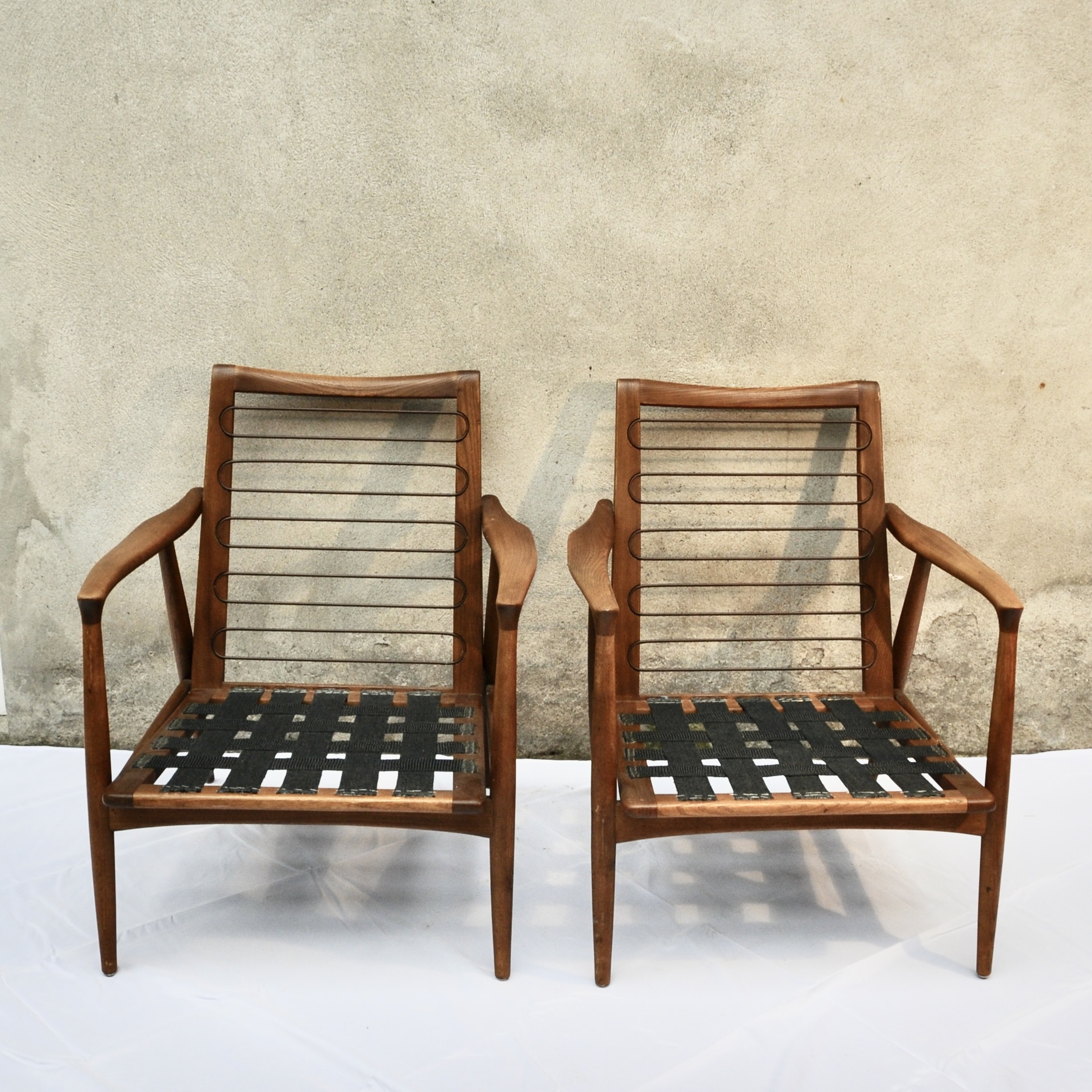 Ensemble danois années 50 : canapé et deux fauteuils – Bild 2
