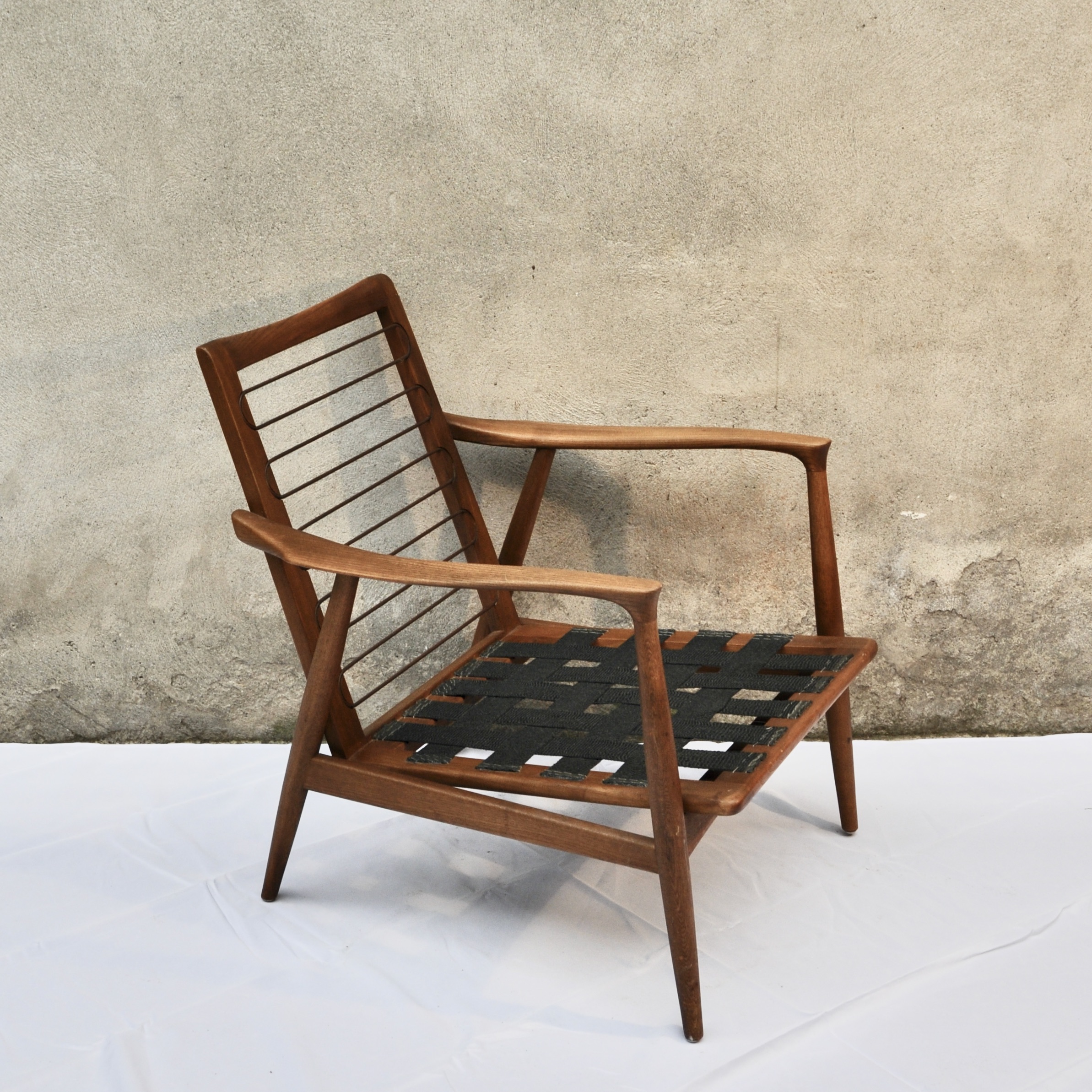 Ensemble danois années 50 : canapé et deux fauteuils – Bild 4