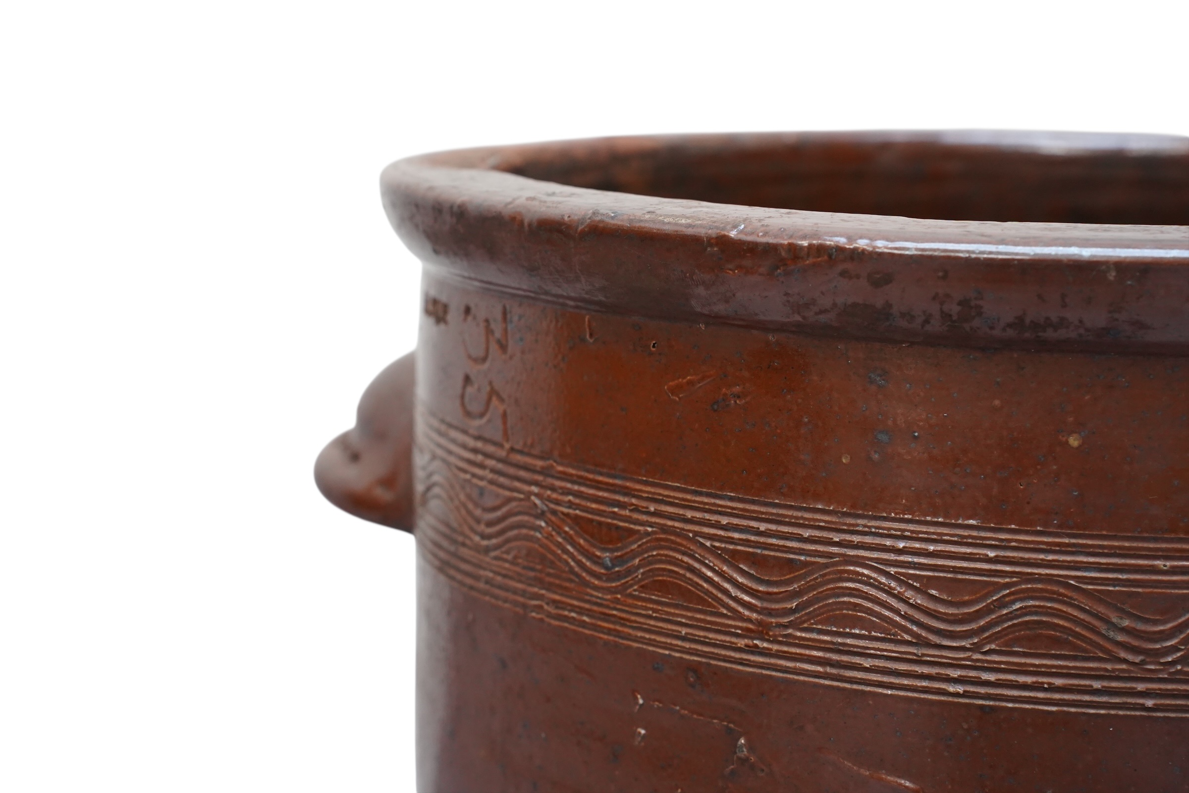 Paire de grands pots en grès vernissé de 35 L – Bild 6