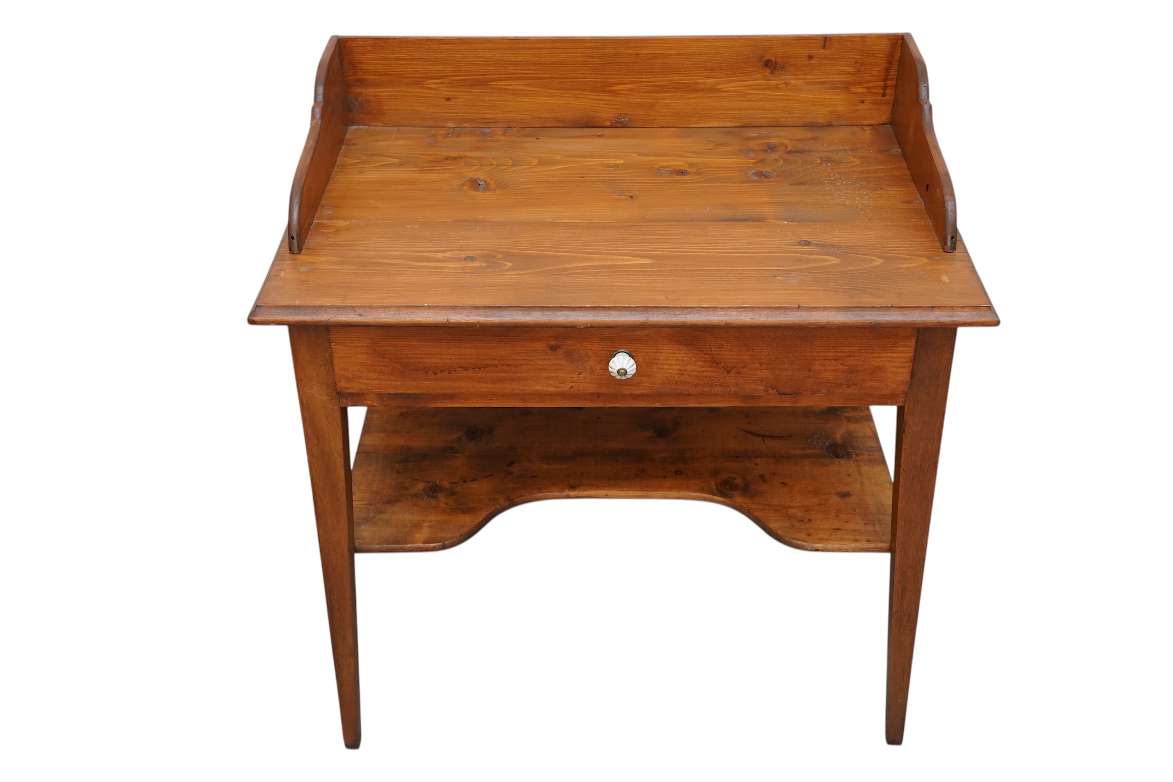 Table de toilette ancienne, style rustique début du XXe – Bild 4