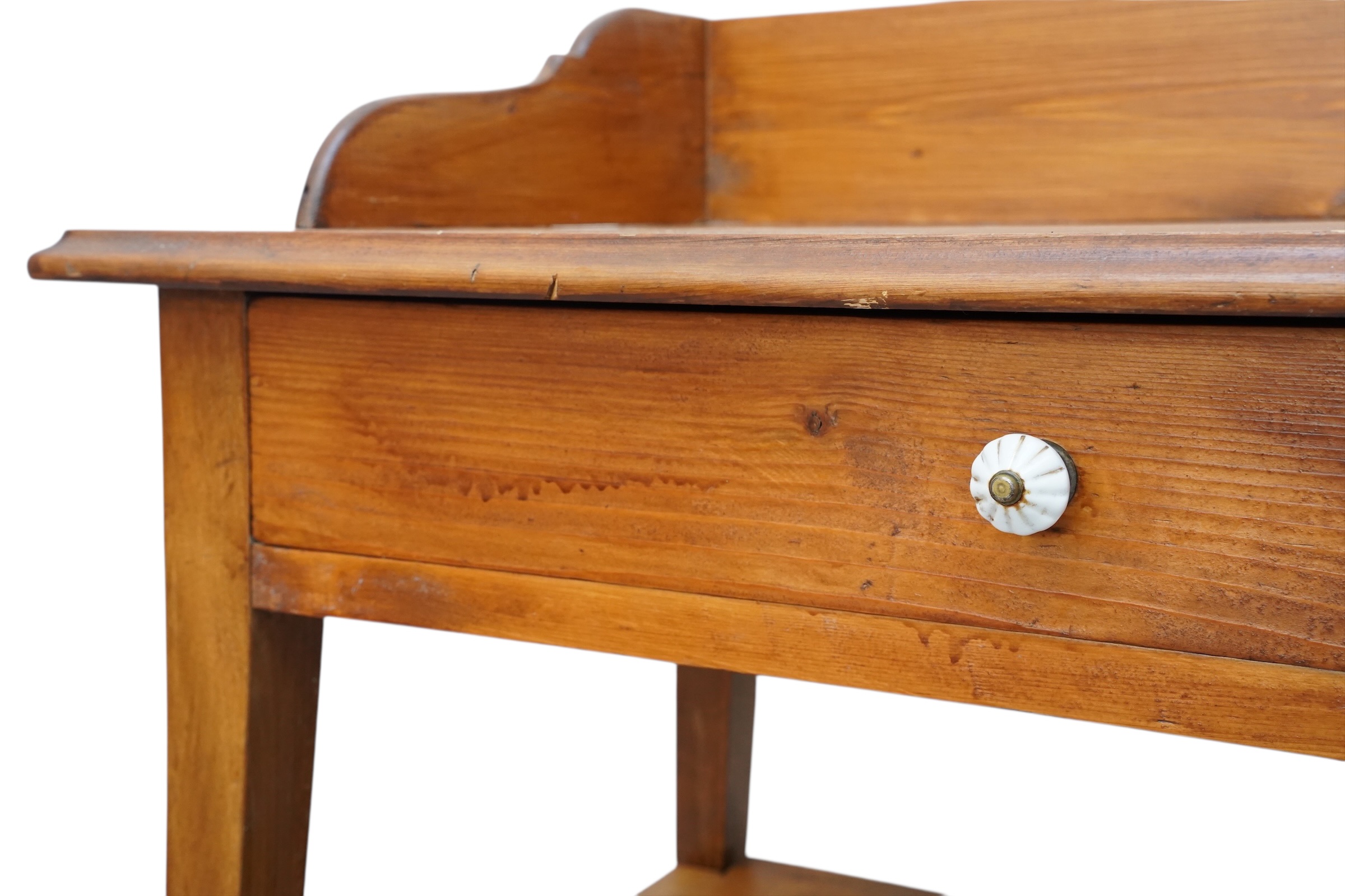 Table de toilette ancienne, style rustique début du XXe – Bild 8