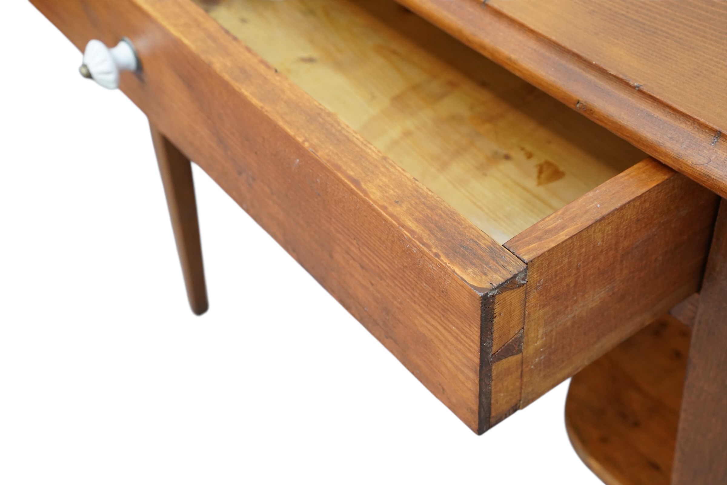 Table de toilette ancienne, style rustique début du XXe – Bild 9