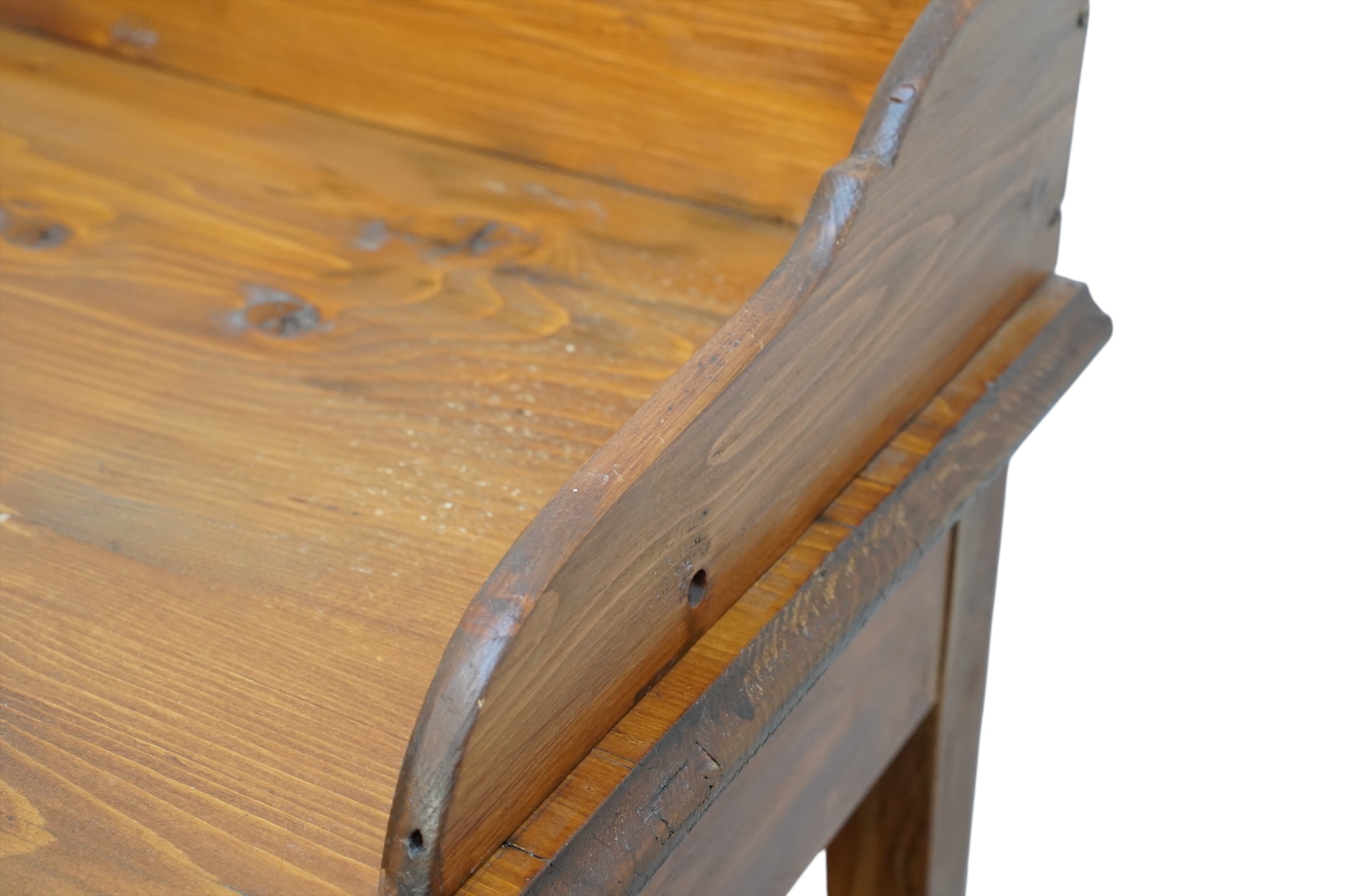Table de toilette ancienne, style rustique début du XXe – Bild 10