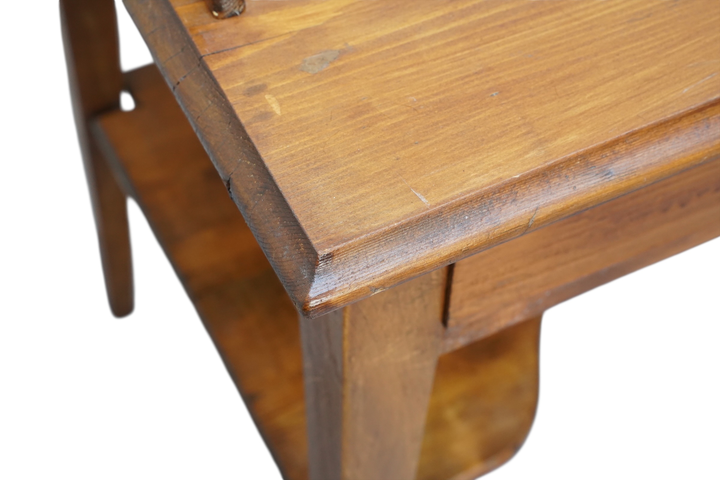 Table de toilette ancienne, style rustique début du XXe – Bild 12