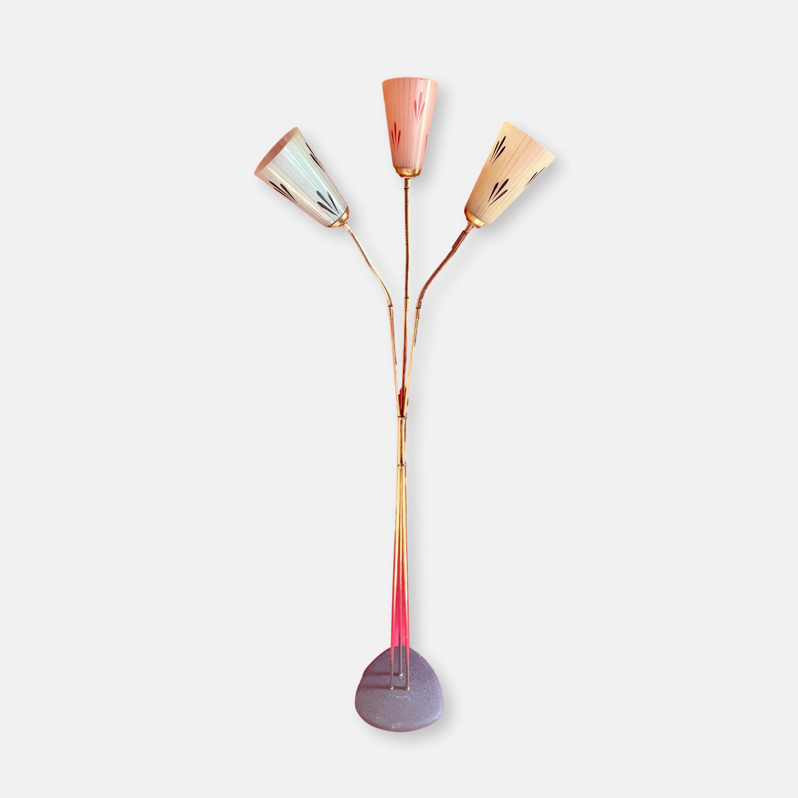 Lampadaire italien articulé 1960