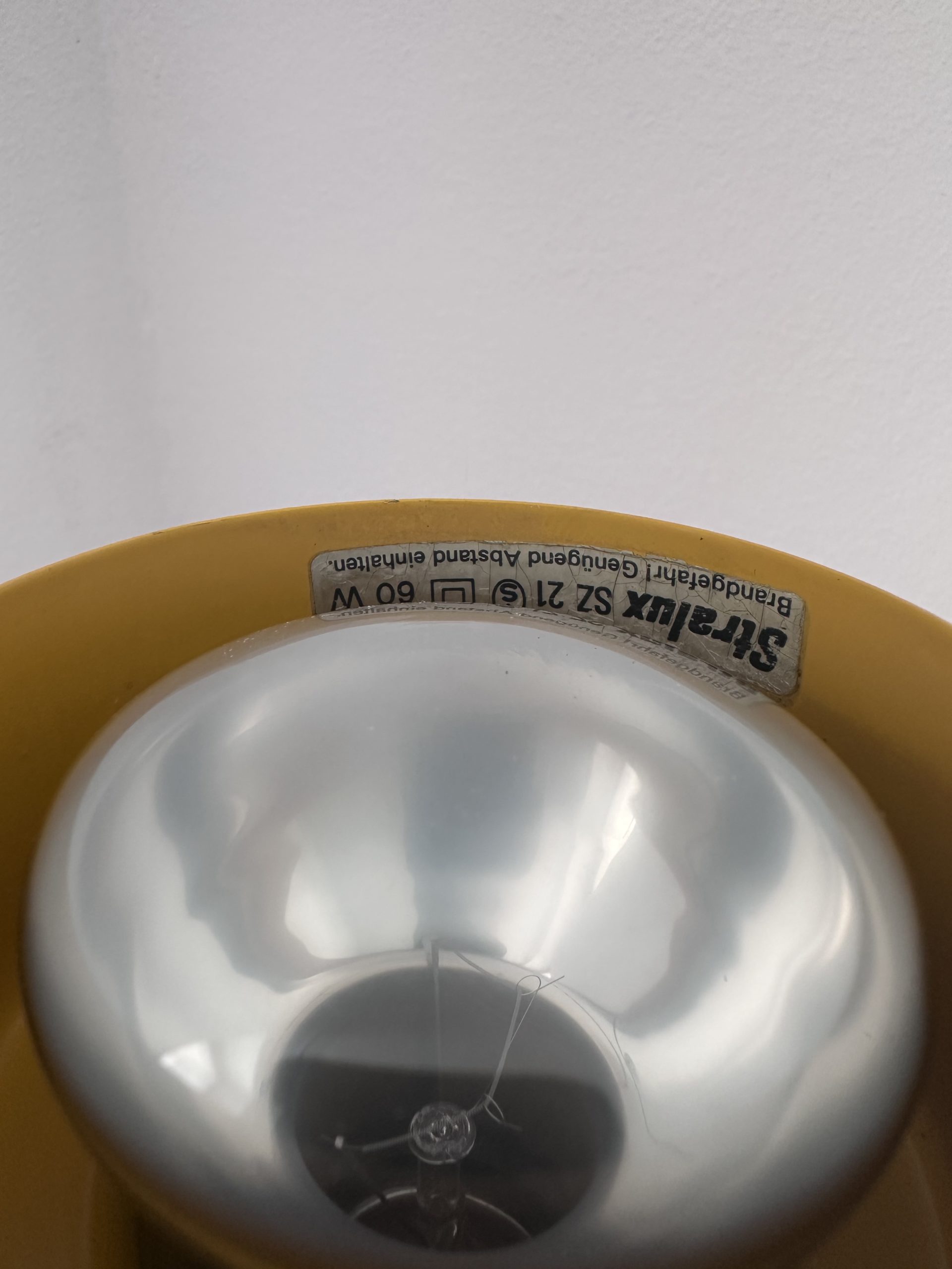 Lampe de sol Stralux 2 spots jaune vif – Image 9