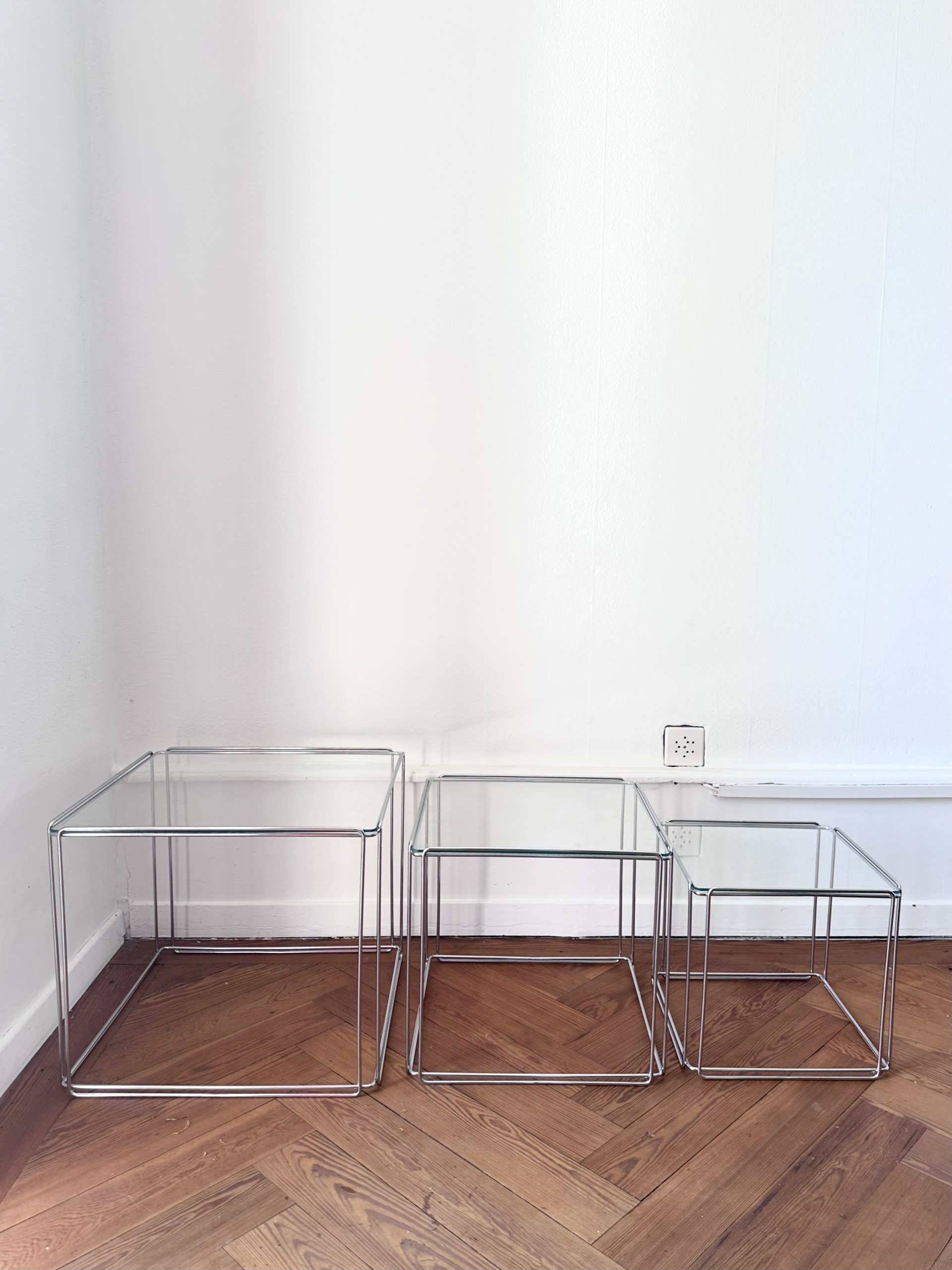 Tables gigognes Isocèle Max Sauze 1970 – Bild 3