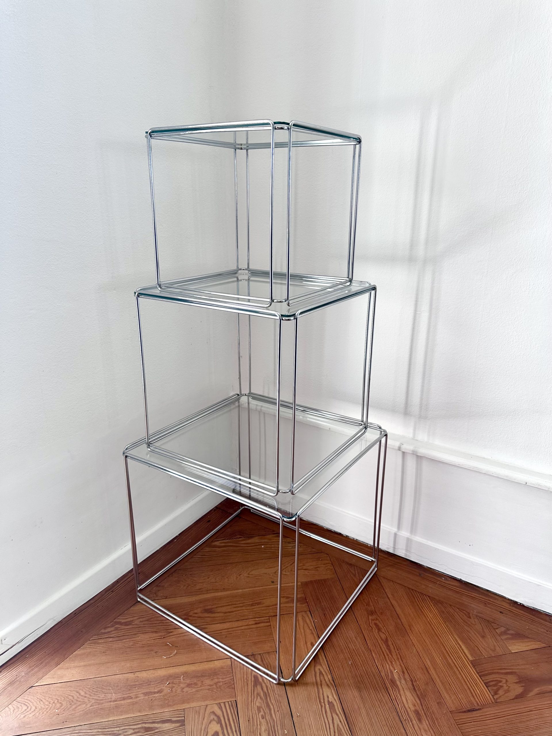 Tables gigognes Isocèle Max Sauze 1970 – Bild 2