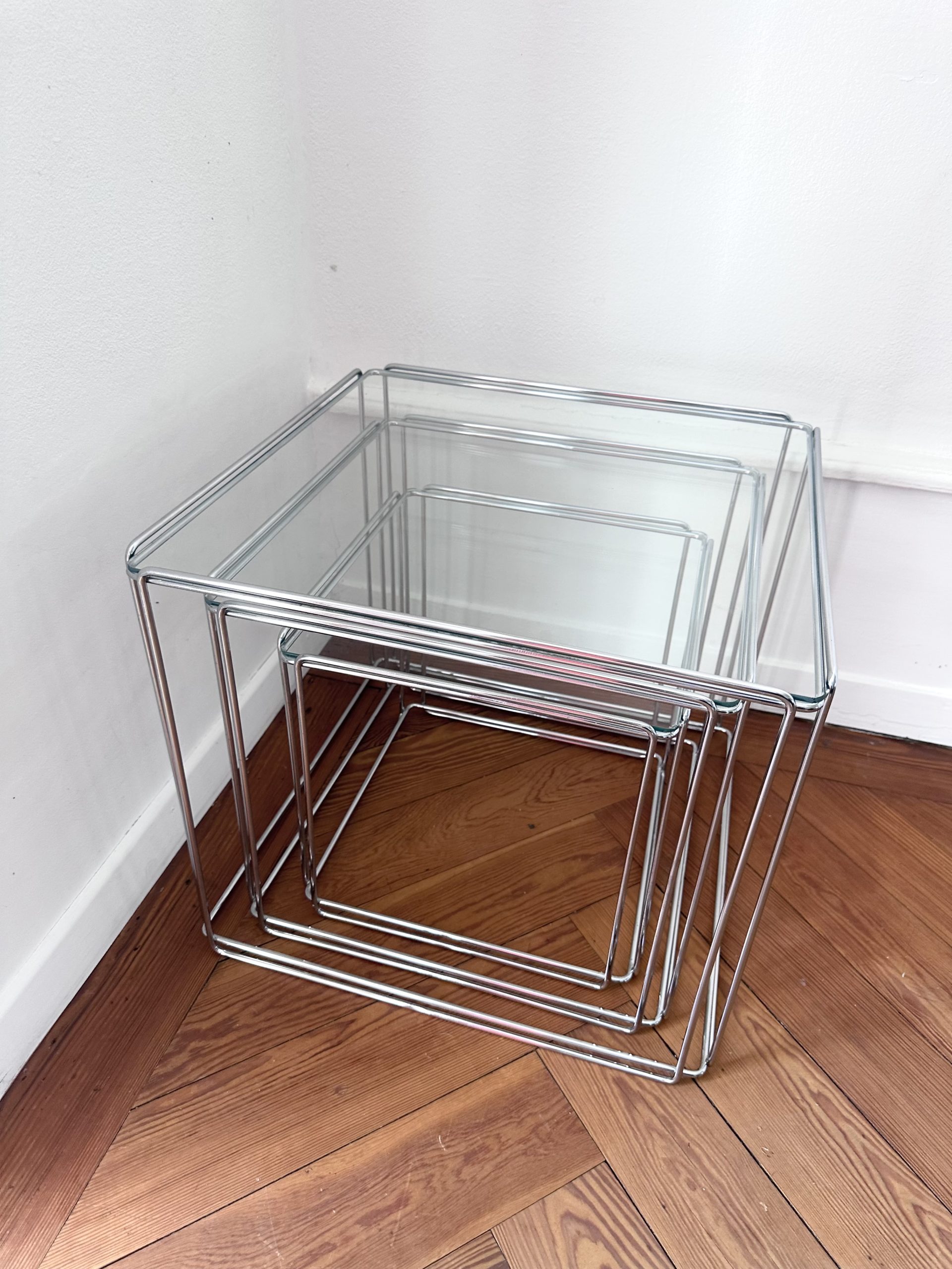 Tables gigognes Isocèle Max Sauze 1970 – Bild 8