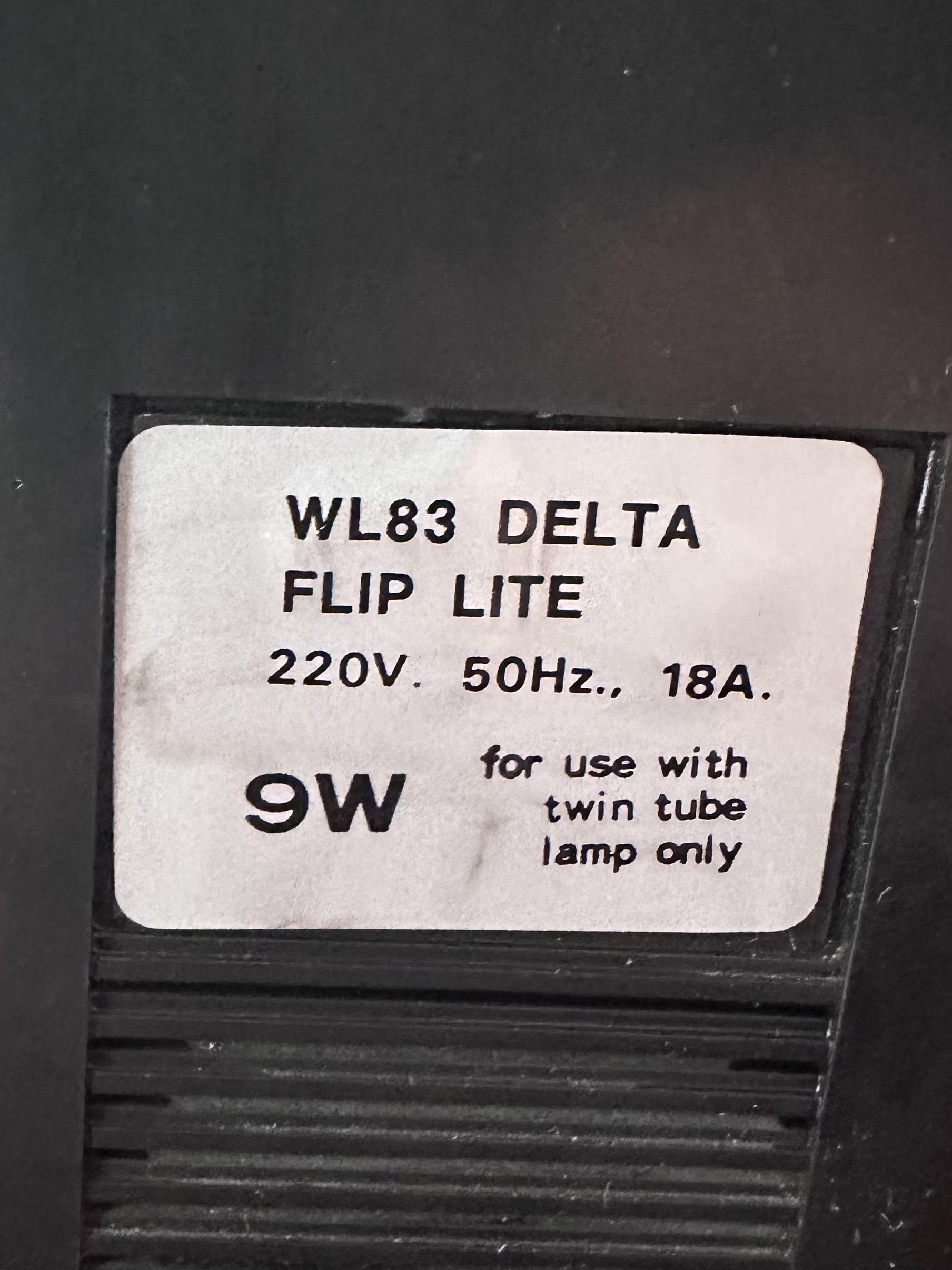 Lampe et applique Delta Flip Lite WL83, 1980 – Bild 8