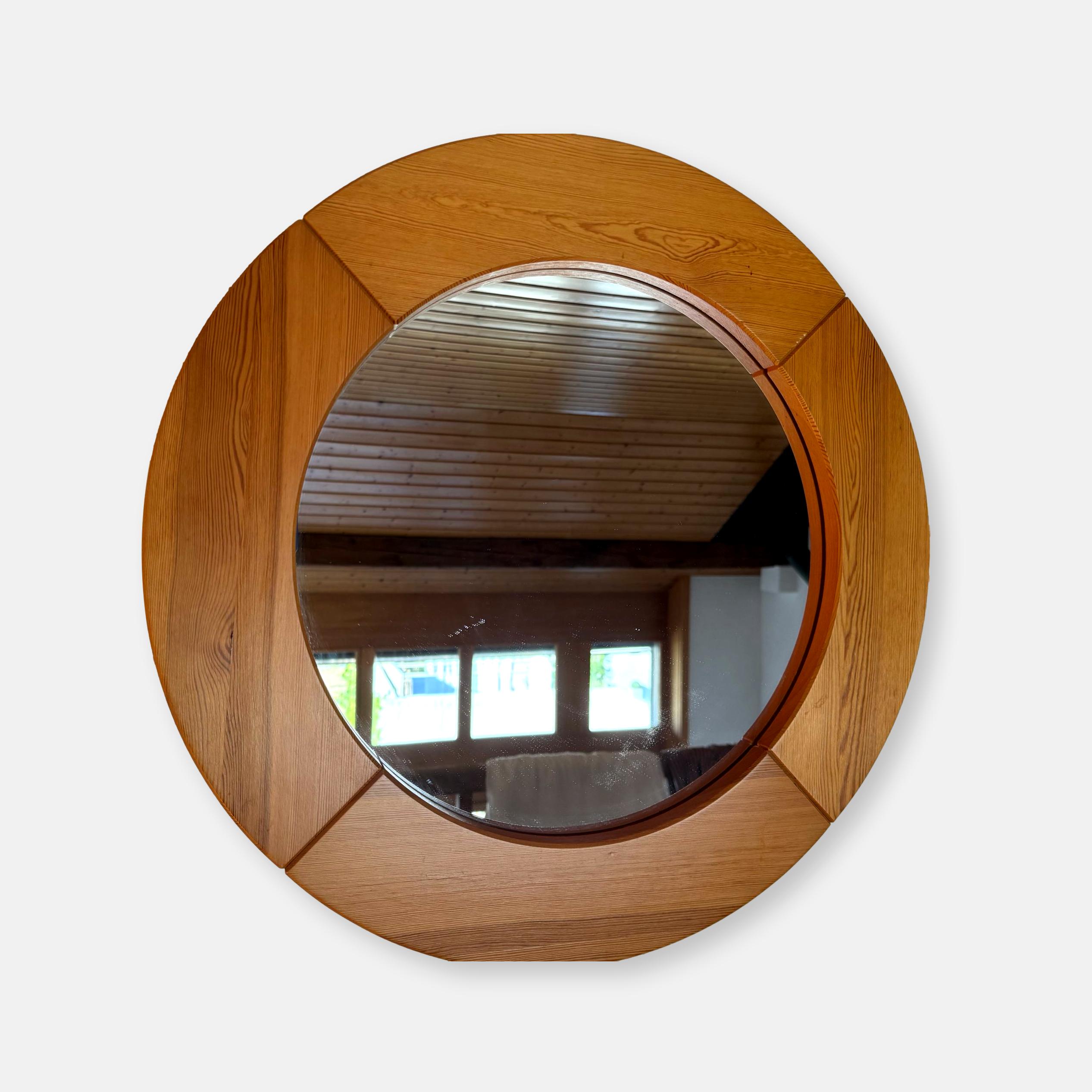 Miroir bois brut