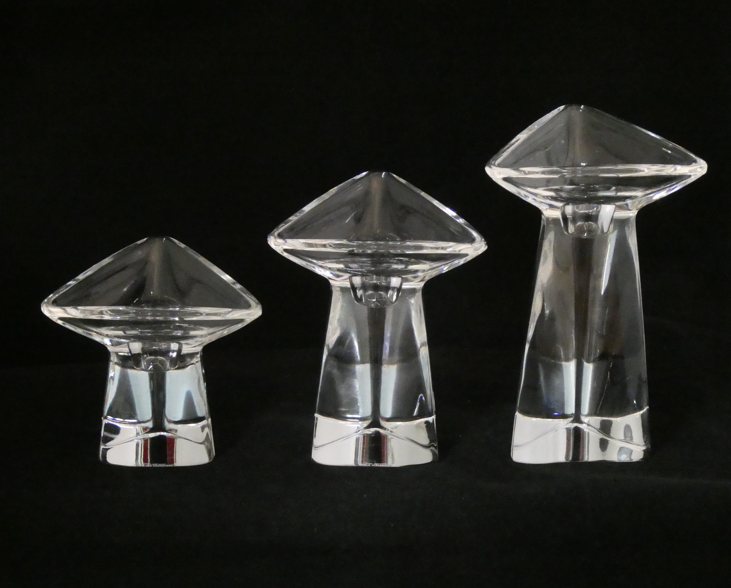 Set bougeoirs de Peter Muller pour Val St Lambert – Bild 2