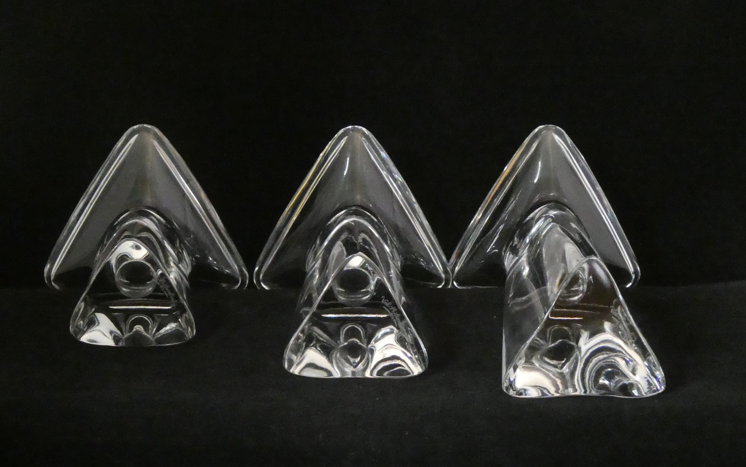 Set bougeoirs de Peter Muller pour Val St Lambert – Bild 3