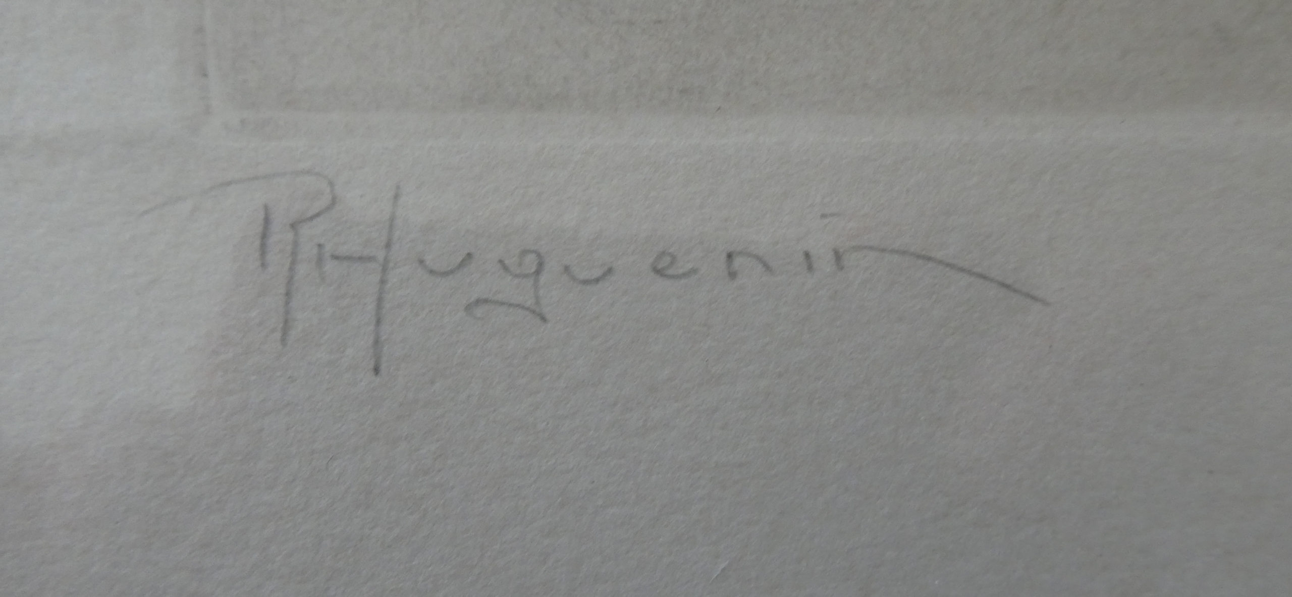 Gravure E/A eau forte de Roger Huguenin – Bild 5