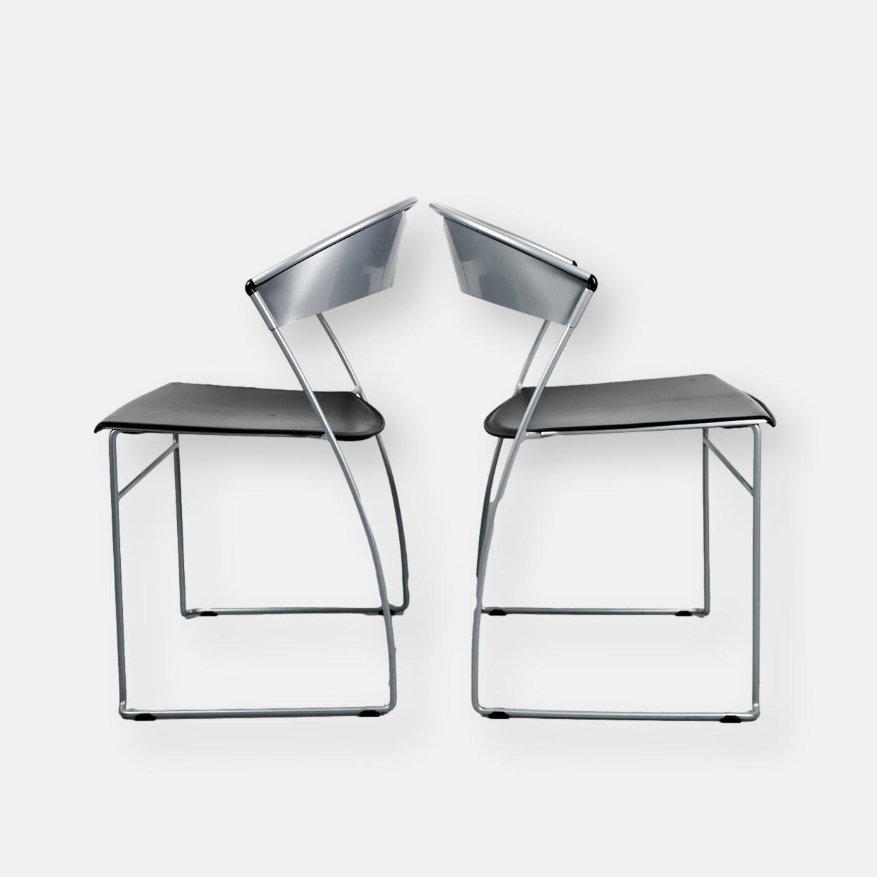 6 chaises "Juliette" par Hannes Wettstein