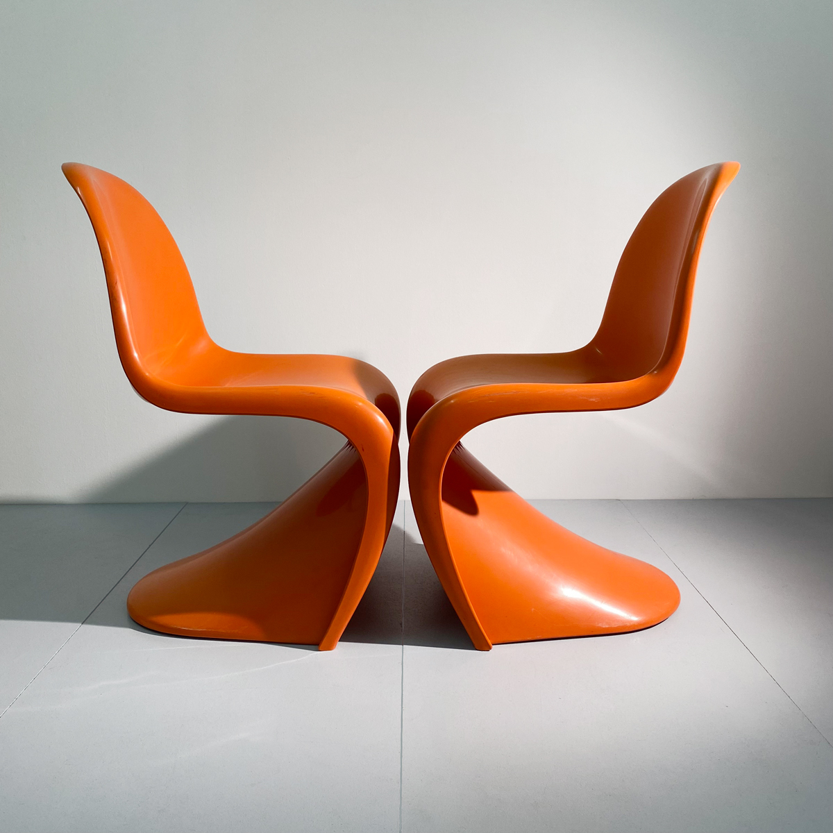 Lot de 4 chaises vintage « Panton Chair » Fehlbaum – Image 8