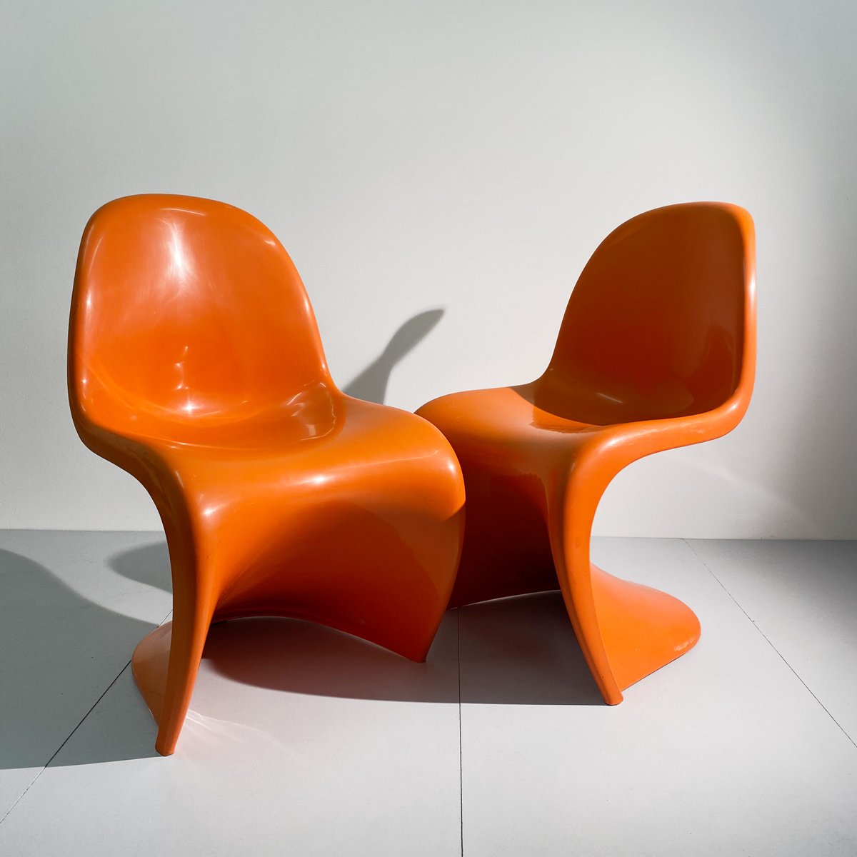 Lot de 4 chaises vintage « Panton Chair » Fehlbaum – Image 9