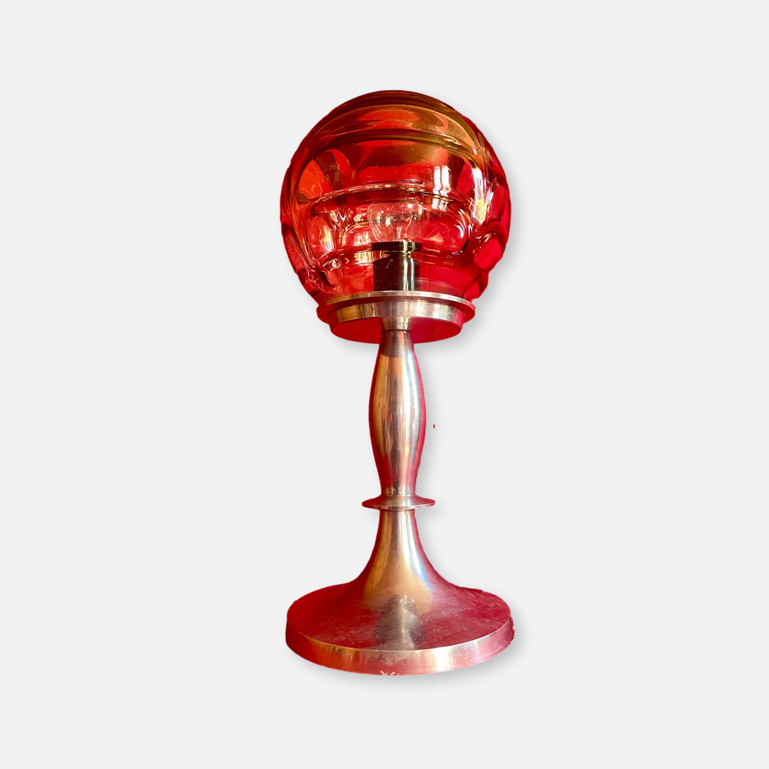 Lampe Space Age, verrerie "Doria", 1970
