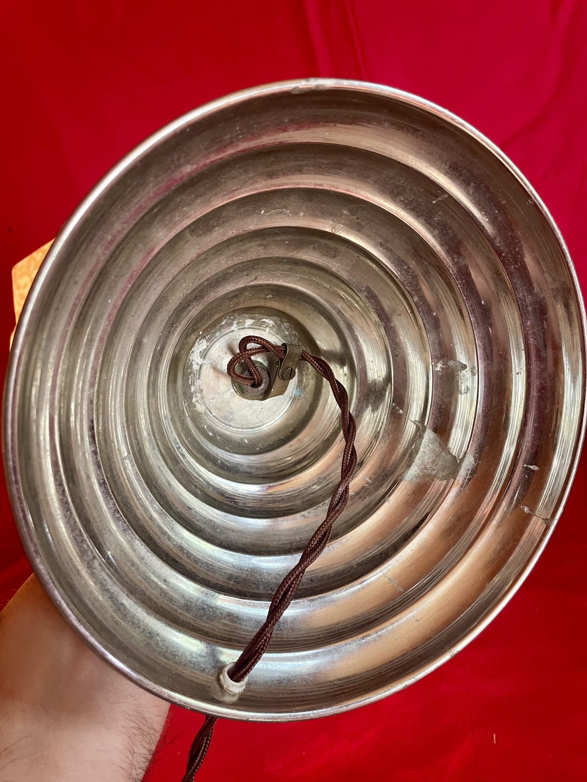 Lampe Art Déco, Verre Moulé de Vichy, 1930 – Bild 4