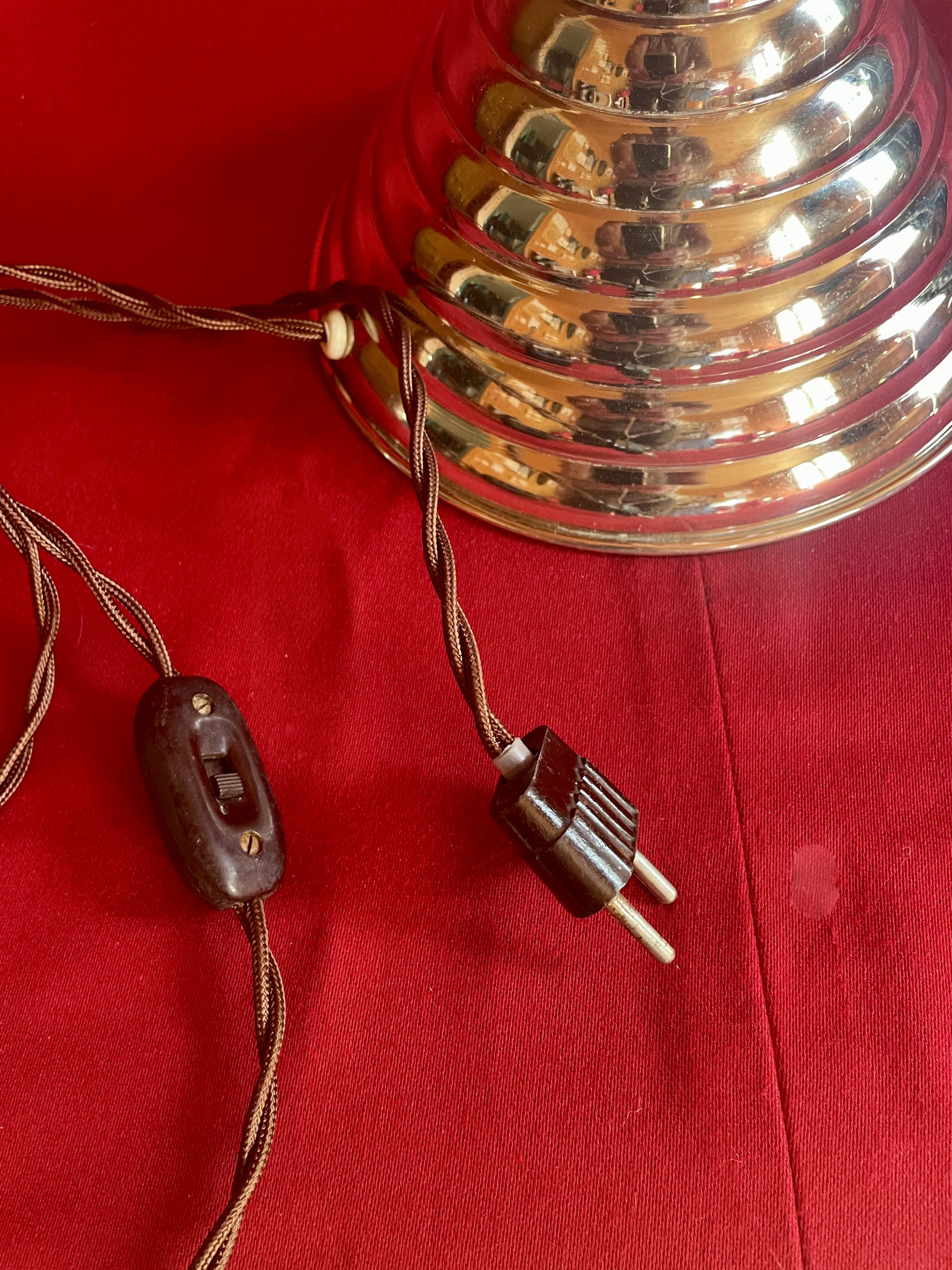 Lampe Art Déco, Verre Moulé de Vichy, 1930 – Bild 7