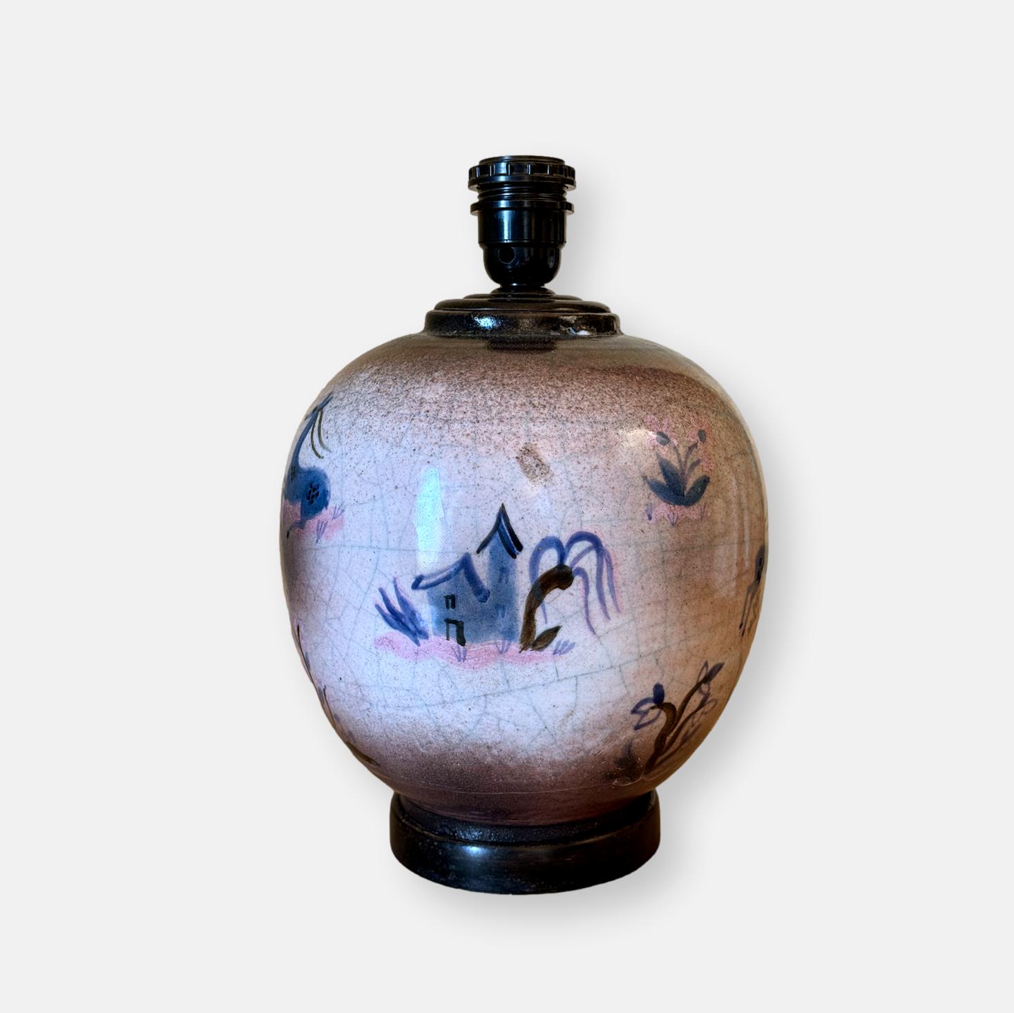 Pied de lampe atelier d’art Menelika