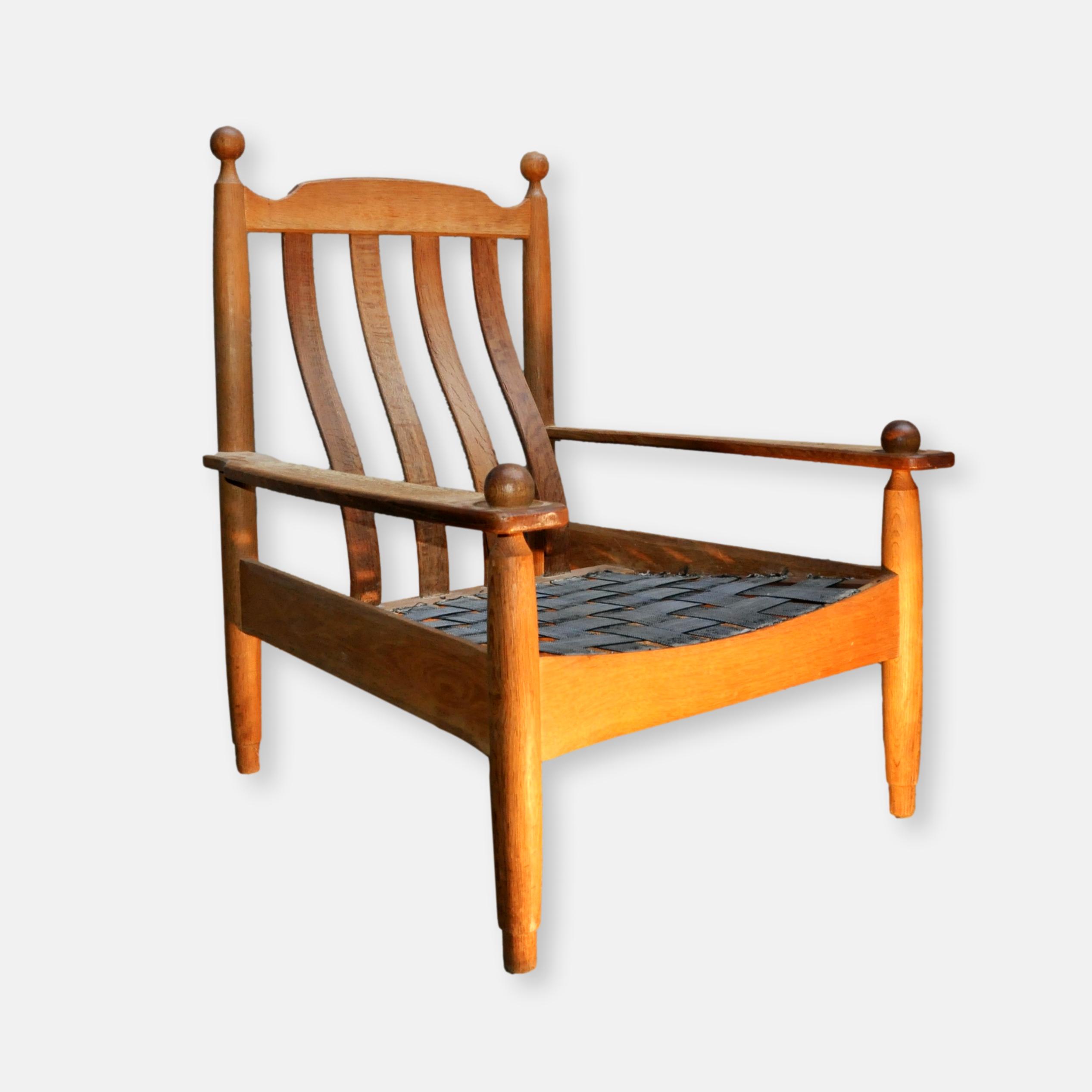 Paire de fauteuils "Trône" scandinave - Tapissage à choix