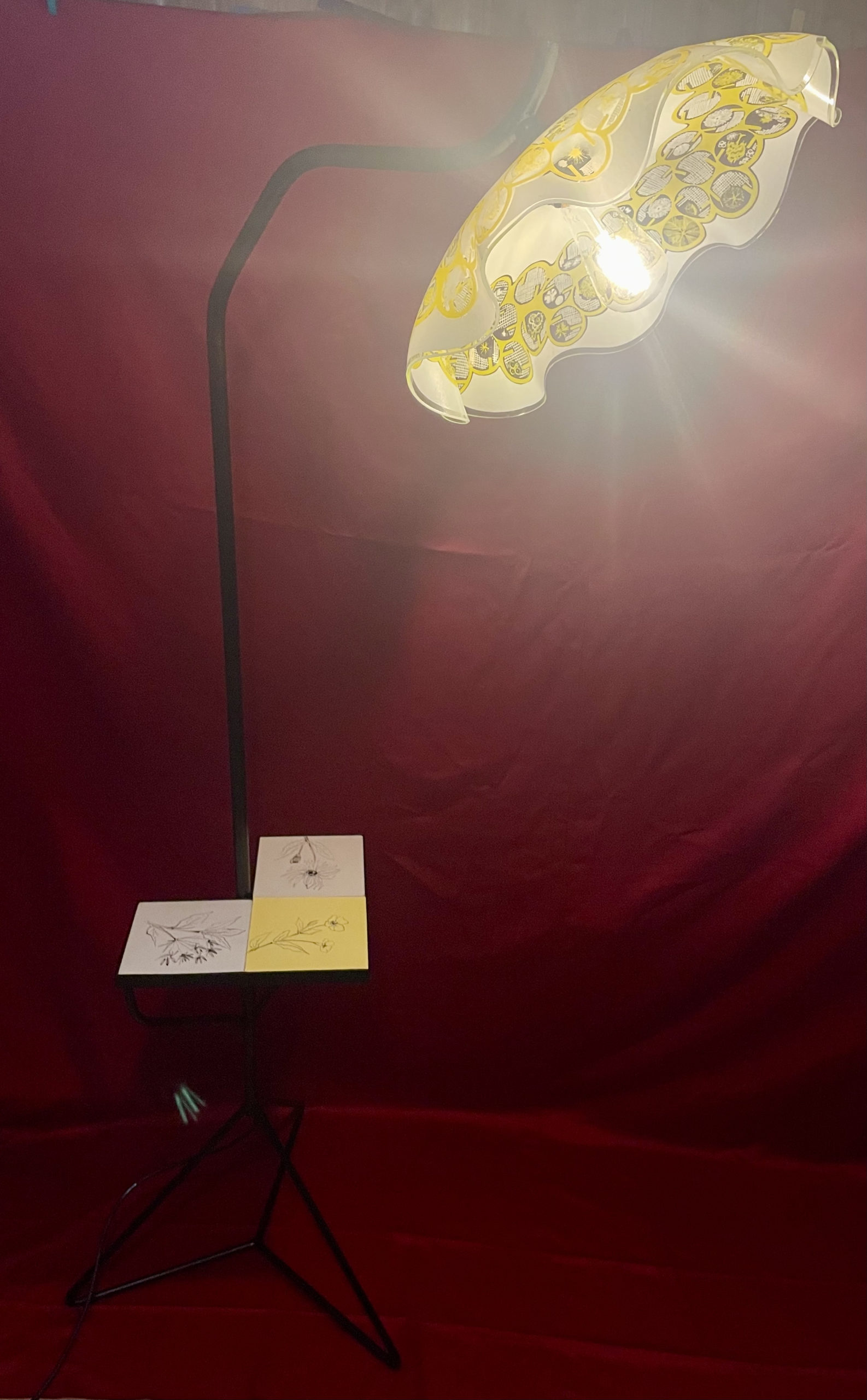 Lampadaire - liseuse motifs champêtre – Image 4