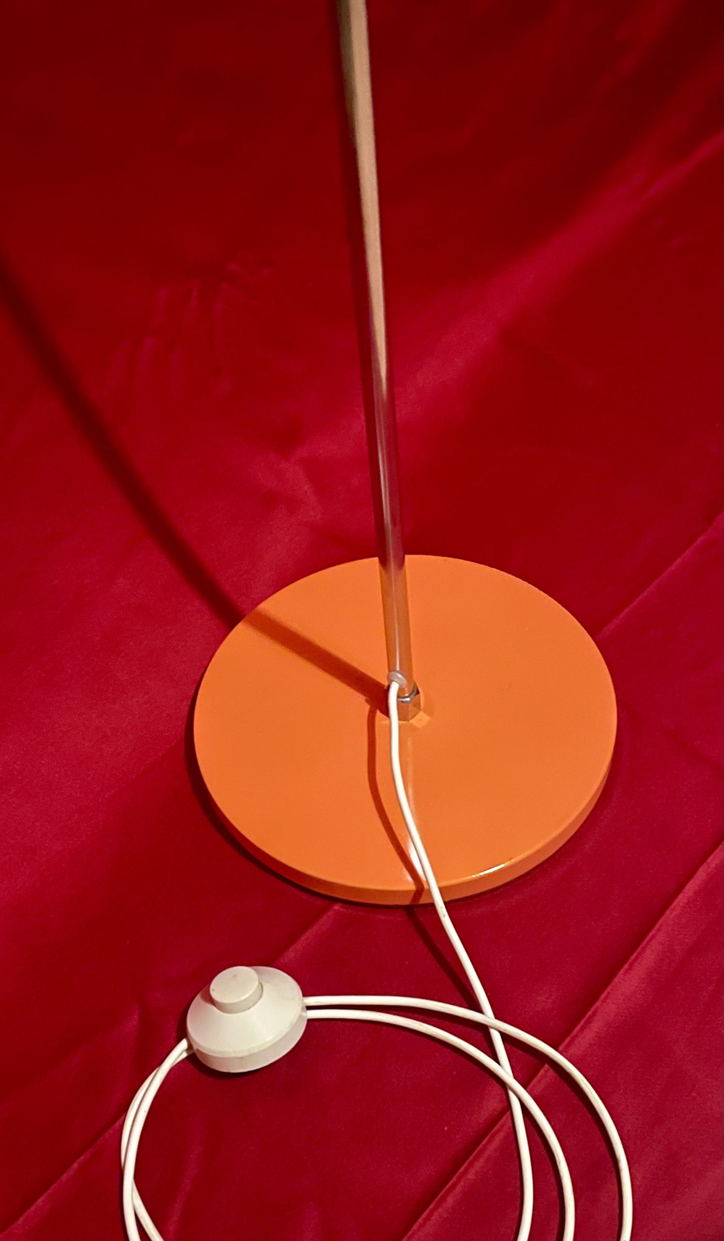 Lampadaire Eye-Ball orange années 70 – Image 5