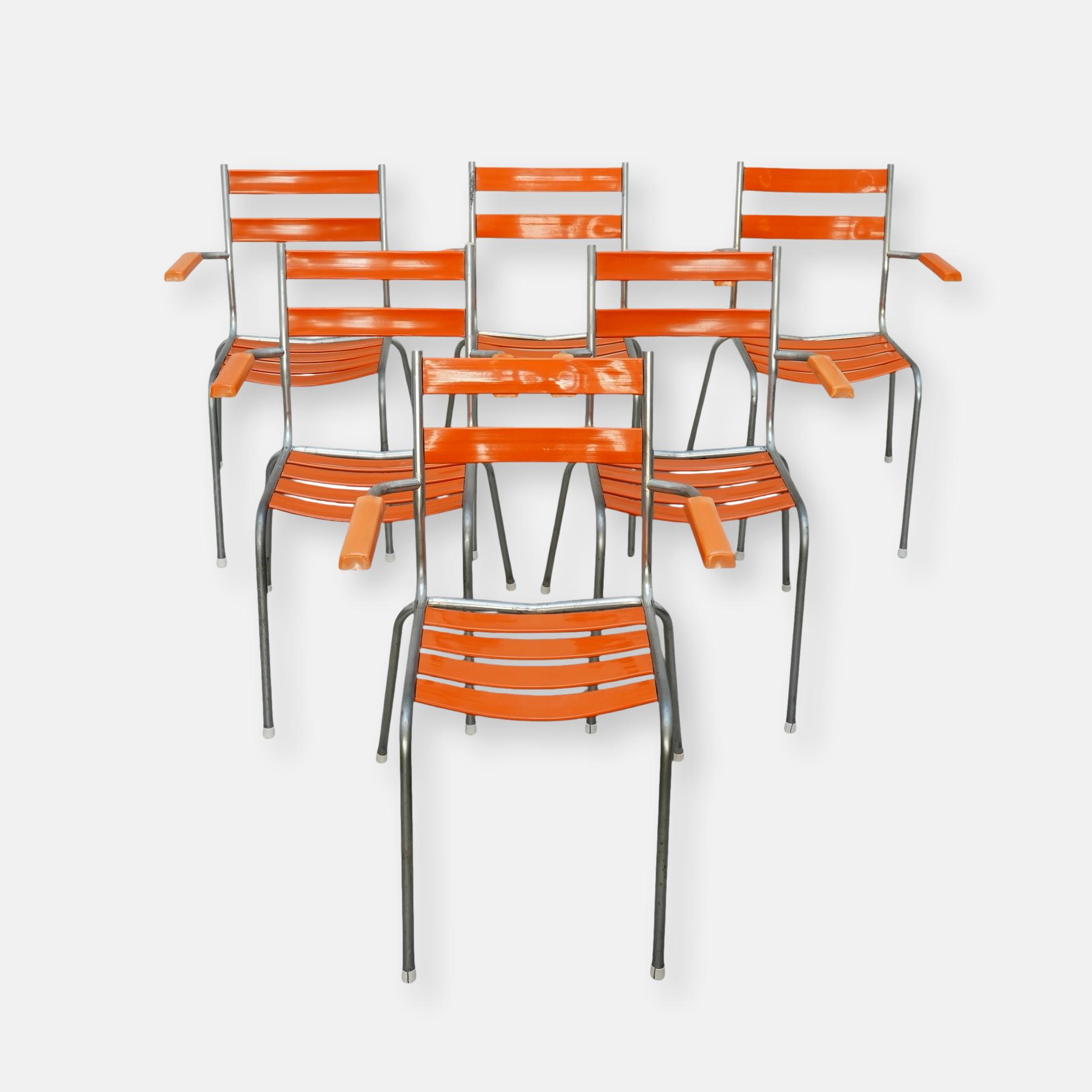 Ensemble de 6 chaises de jardin Schaffner